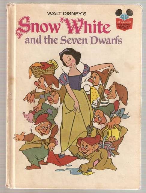 Snow White And The Seven Dwarfs Disneys Wonderful World Of Reading Hardcover Fifth Printing 