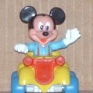 Mickey Mouse Collectible Die-Cast Car and PVC Figure Arco Loose Used