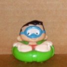 McDonalds Bobby's World Bobby in Innertube with Face Mask Happy Meal Toy Loose