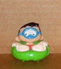 McDonalds Bobby's World Bobby in Innertube with Face Mask Happy Meal Toy Loose