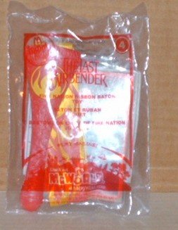 McDonald's 2010 The Last Airbender Fire Nation Ribbon Baton Happy Meal Toy in Original Bag