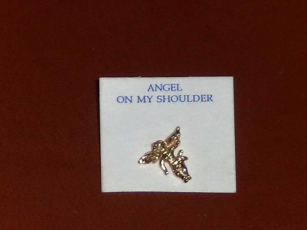 Angel On My Shoulder Pin Standing