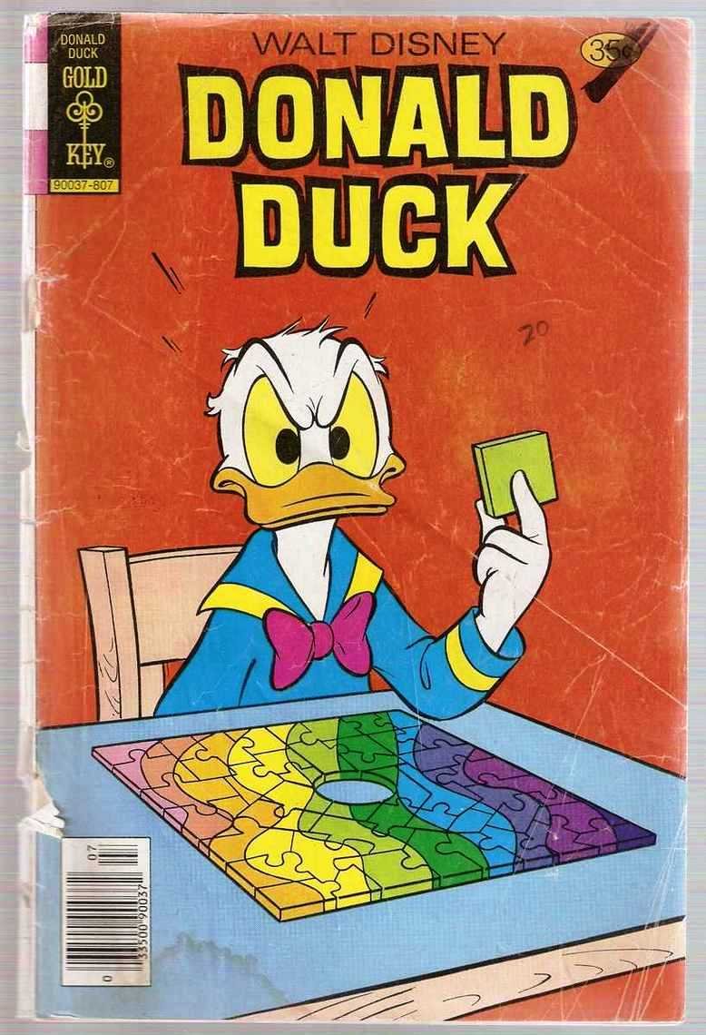 Donald Duck #197 Walt Disney Gold Key Comics 1978 FR