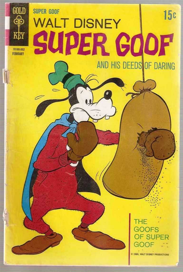 Super Goof #12 Walt Disney Gold Key Comics 1970 FR