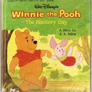 Winnie the Pooh Blustery Day Golden Tell-a-Tale Book 2456-54 Walt Disney