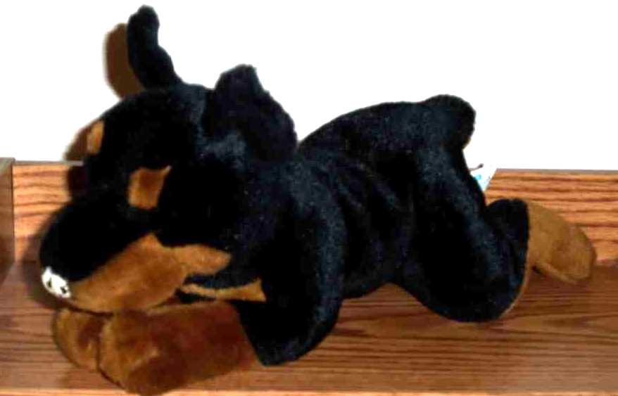 doberman stuffed animal