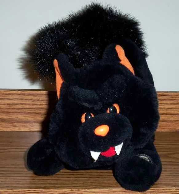 animated stuffed cat