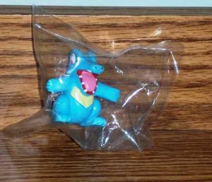Pokemon Blue Totodile Pencil Topper Figure Mint in Package