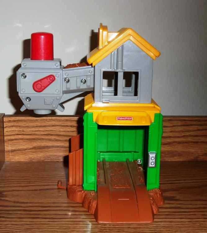 Fisher Price GeoTrax Rail & Road System Load ’em Up Gravel Co Building ...