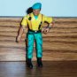 The Corps Hammer Yellow and Green Action Figure Lanard Toys 1986 Loose Used