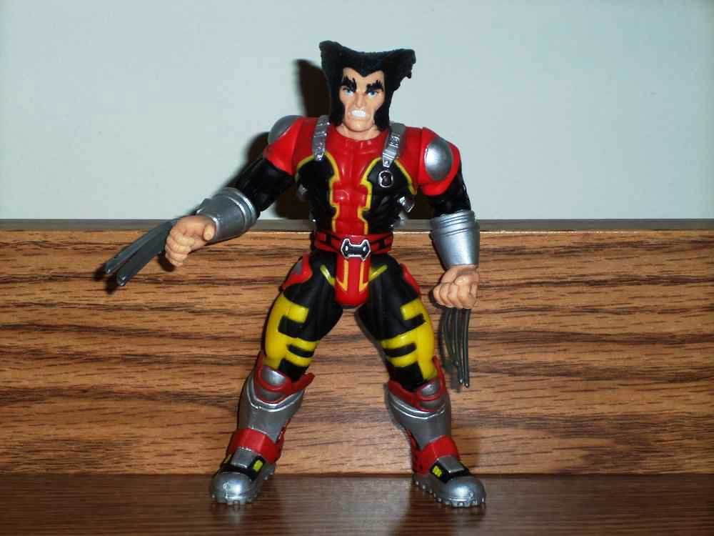 X Men Power Slammers Wolverine Action Figure Only Toy Biz 1998 Marvel Toy Loose Used