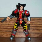 X-Men Power Slammers Wolverine Action Figure Only Toy Biz 1998 Marvel Toy Loose Used