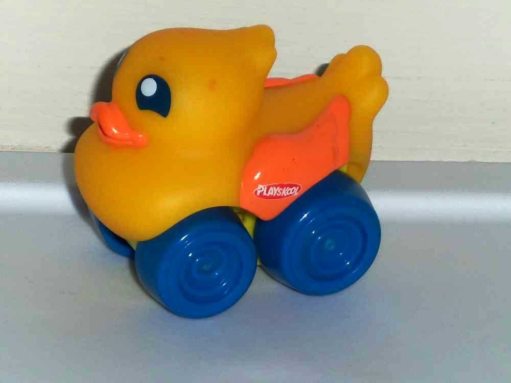 Playskool Wheel Pals Mini Animal Duck Yellow Bird Loose Used