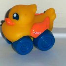 Playskool Wheel Pals Mini Animal Duck Yellow Bird Loose Used