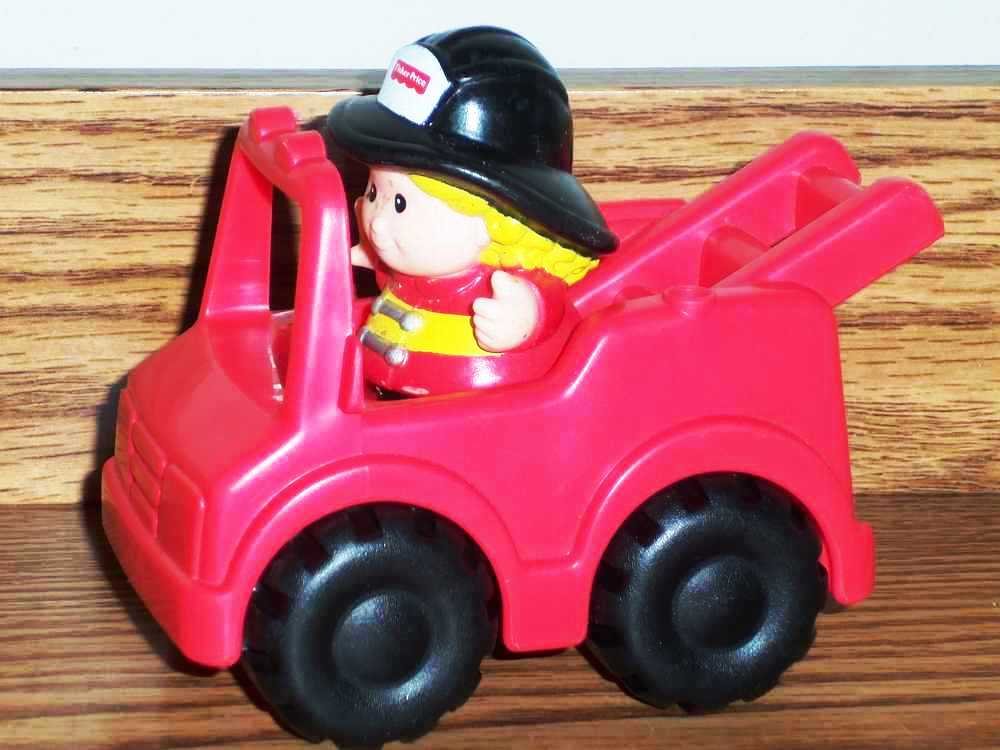 vintage little people fire truck