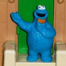 Sesame Street Applause Cookie Monster Waving PVC Figure Loose Used