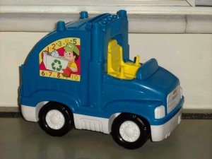 fisher price recycle truck