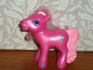 McDonald's 2005 My Little Pony Pinkie Pie Happy Meal Toy Hasbro Loose Used