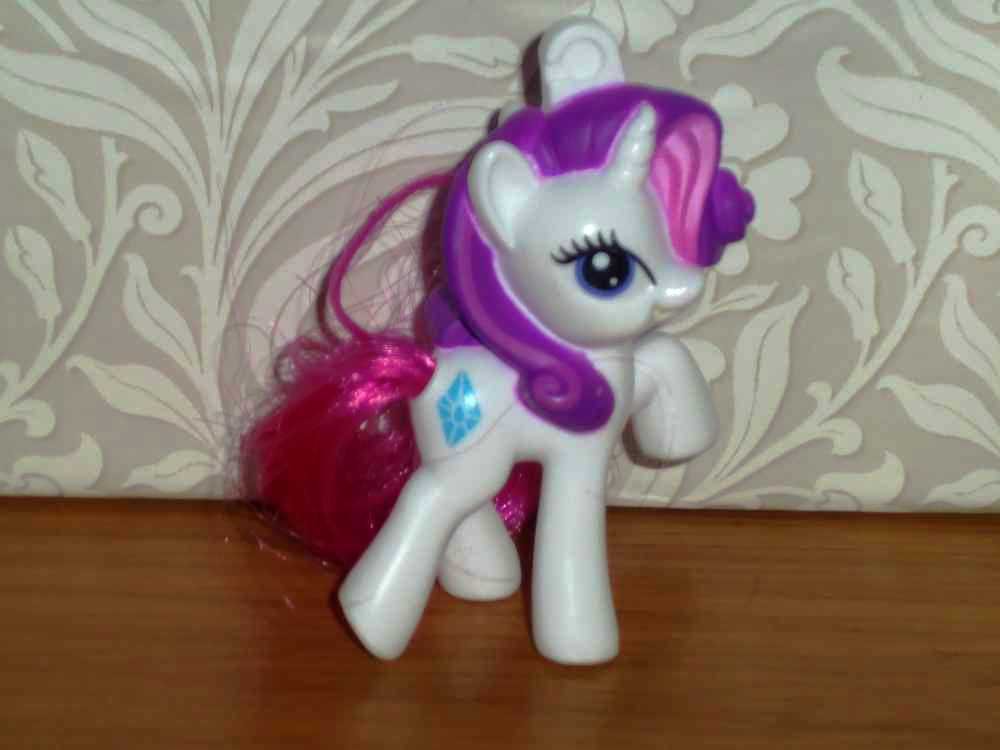 McDonald's 2012 My Little Pony Rarity Happy Meal Toy 