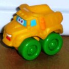 Playskool Tonka Wheel Pals Mini Yellow with Green Wheels Dump Truck Loose Used