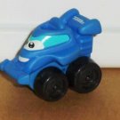 Playskool Tonka Wheel Pals Mini Blue Indy Race Car with Black Wheels Loose Used
