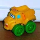 Playskool Wheel Pals Mini Yellow Dump Truck with Green Wheels Loose Used