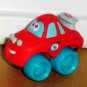 Playskool Wheel Pals Mini Red #5 Race Car with Blue Wheels Loose Used