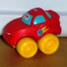 Playskool Wheel Pals Mini Red #9 Race Car with Yellow Wheels Loose Used
