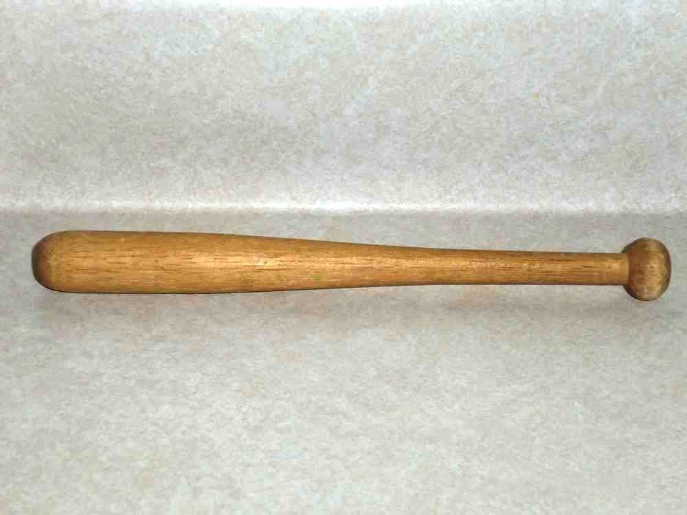 Miniature Wooden Baseball Bat Plain Loose Used