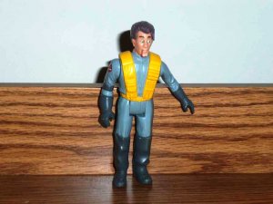Real Ghostbusters Fright Features Peter Venkman Action Figure Kenner 1987 Loose Used