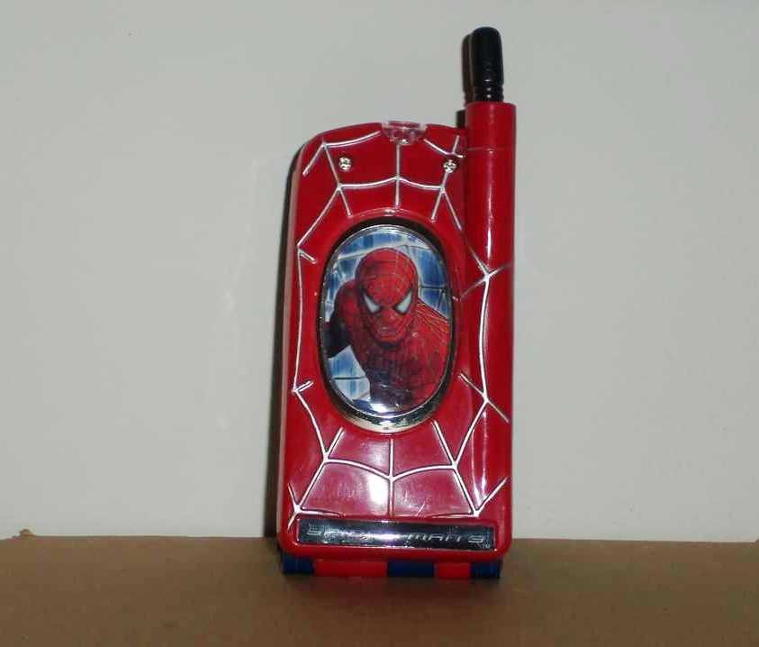 spiderman toy phone