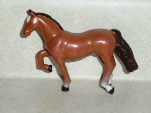 1988 Funrise Toys Saddlebred Horse PVC Figure Loose Used