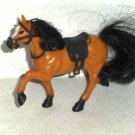 Kid Kore Plastic Horse with Saddle Loose Used