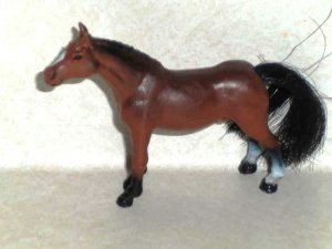 M.M.T.L. Plastic Toy Arabian Horse 1998 Loose Used