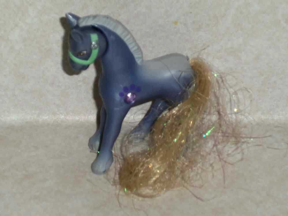 Littlest Pet Shop Sweetheart Ponies Gray Baby Pony Kenner 1994 Loose Used