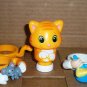Pop on Pals Kooper or Ginger The Cat with Accessories Spin Master Magic Ladder Loose Used