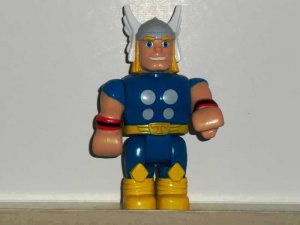 Mega Bloks Spider-Man & Friends Thor Figure Loose Used