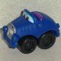 Playskool Tonka Wheel Pals Mini Blue Car with Black Wheels Loose Used