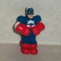 Captain America with Inner Tube Rubber Toy Playfully Yours 2002 Marvel Comics Loose Used