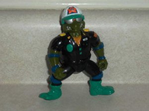 Teenage Mutant Ninja Turtles 1991 Make My Day Leo Action Figure Playmates TMNT Loose Used A
