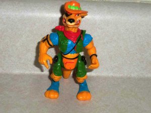 Teenage Mutant Ninja Turtles 1991 Walkabout Action Figure Playmates TMNT Loose Used