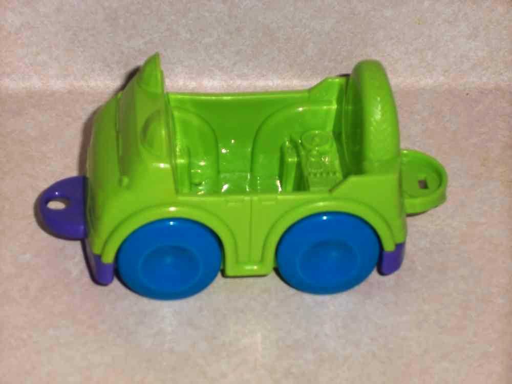 VTech Green and Purple Car from Pull & Learn Car Carrier Set Loose Used