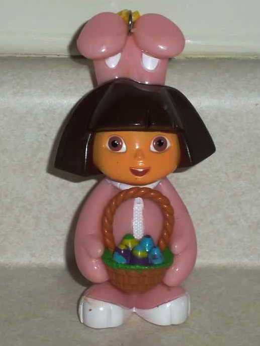 Dora the Explorer Easter Bunny Candy Holder 2006 Loose Used