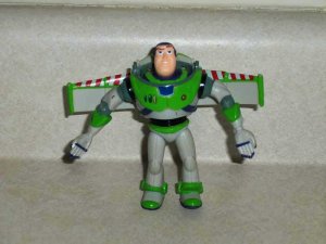 Thinkway Toy Story Buzz Lightyear Bendy Figure Disney Loose Used