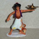 Disney Aladdin Collectible Figures Aladdin & Abu Mattel 1992 Loose Used