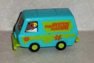 Scooby Doo Mystery Machine Van Pull Back, Pull Forward Toy Collectible