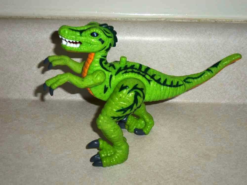Fisher-Price M0266 Imaginext Shreds the Raptor Dinosaur Loose Used