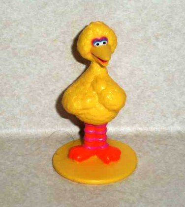 Sesame Street Big Bird PVC Figure Cake Topper Muppets Loose Used