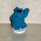 Sesame Street 1985 Cookie Monster PVC Figure Cake Topper Muppets Loose Used