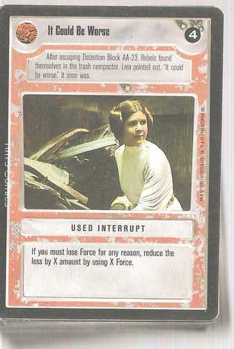 Star Wars CCG Premiere Black Border Lot of 60 Cards Decipher 1995